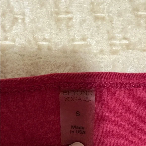 Beyond Yoga Deep Red Long Sleeve Blouse - Picture 2 of 3